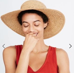 NWT Madewell Braided Straw Sun Hat